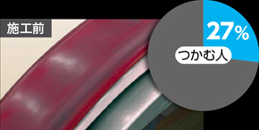 施工前 つかむ人27%